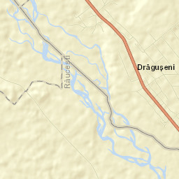 Drăguşeni Street Map