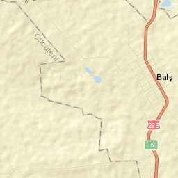 Comuna Balş Street Map