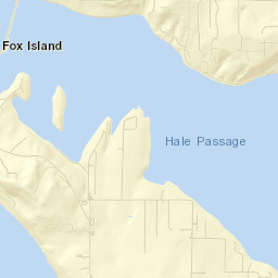 Fox Island Street Map