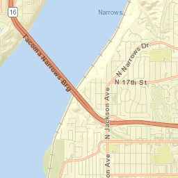 5163-5239 Tacoma Narrows Bridge, Tacoma, WA 98406, USA Street Map