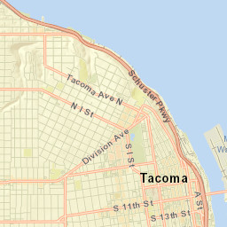 Tacoma, Washington Street Map
