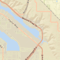 Fife Heights Street Map