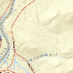 Fort Kent Street Map