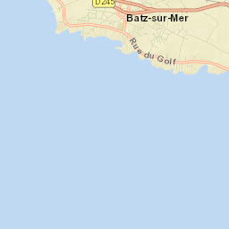 Batz-sur-Mer Street Map