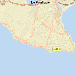 Le Pouliguen Street Map