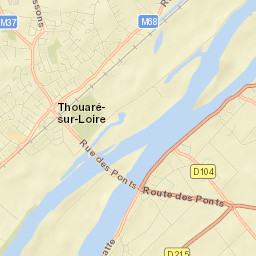 Thouaré-sur-Loire Street Map