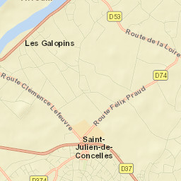 Saint-Julien-de-Concelles Street Map