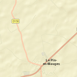 Le Pin-en-Mauges Street Map