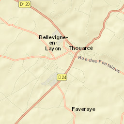 Thouarcé Street Map