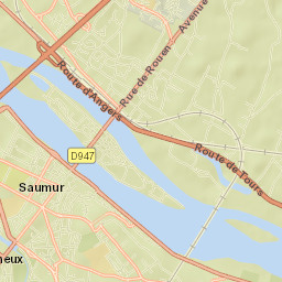 Saumur Street Map