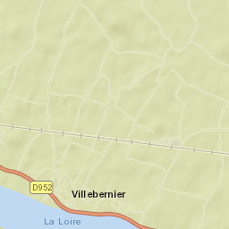 Villebernier Street Map