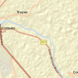 Truyes Street Map