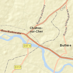 Châtres-sur-Cher Street Map