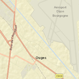 Ouges Street Map
