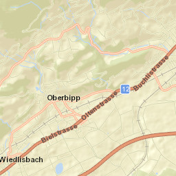 Oberbipp Street Map