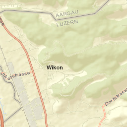 Wikon Street Map