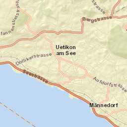 Bezirk Meilen Street Map