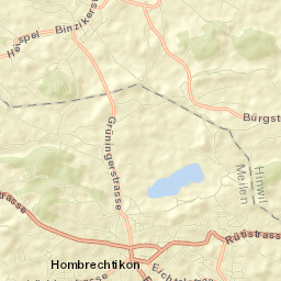 Binzikon Street Map