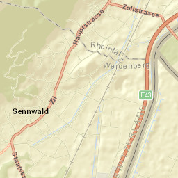 Sennwald Street Map