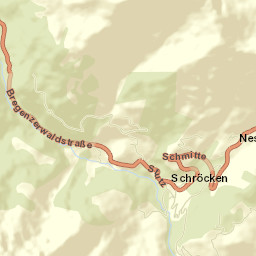 Schröcken Street Map