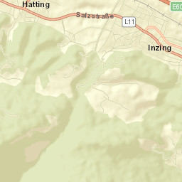 Inzing Street Map