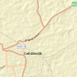 Celldömölk Street Map
