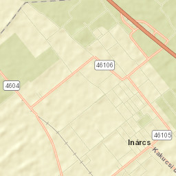 Inárcs Street Map