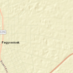 Fegyvernek Street Map