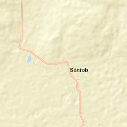 Sâniob Street Map