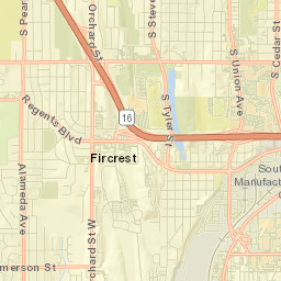 Fircrest Street Map