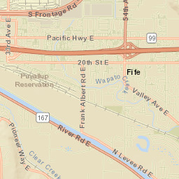 Fife Street Map