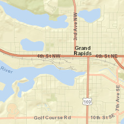 Grand Rapids Street Map