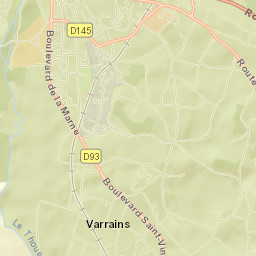 Varrains Street Map