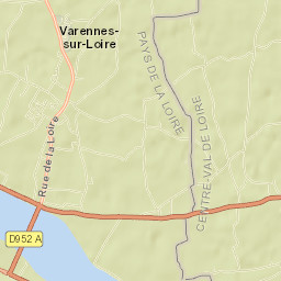 Varennes-sur-Loire Street Map