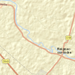 Reignac-sur-Indre Street Map
