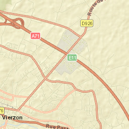 Vierzon Street Map