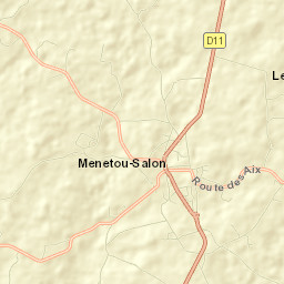 Menetou-Salon Street Map