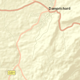 Damprichard Street Map