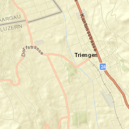 Triengen Street Map