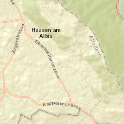 Hausen am Albis / Hausen (Dorf) Street Map
