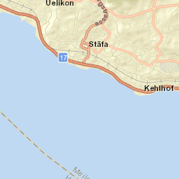 Männedorf / Ausserfeld Street Map