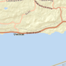 Uerikon Street Map