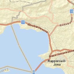 Rapperswil Street Map