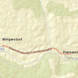 Hannersdorf Street Map