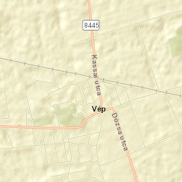 Vép Street Map