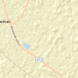 Sárrétudvari Street Map