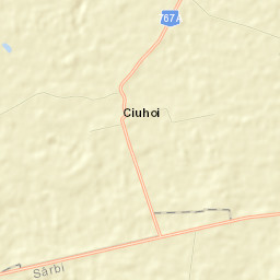 Comuna Sâniob Street Map