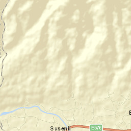 Susenii Bârgăului Street Map