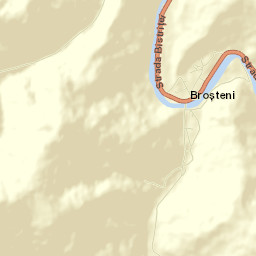 Oraş Broşteni Street Map