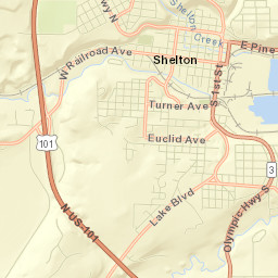 Shelton Street Map